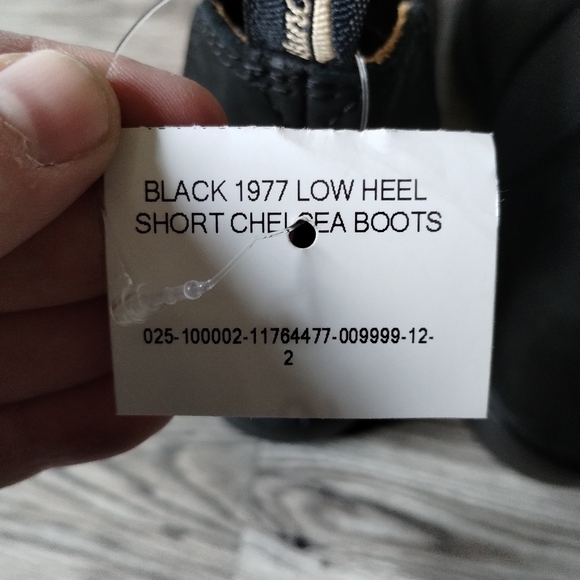 Blundstone 1977 Ankle Boot Black Nubuck Women's size 6 - Picture 5 of 6